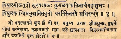 Effect of Budh (Mercury) in the various houses as per Yavan Jataka