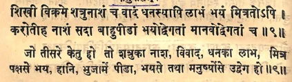 Effect of Ketu in the third house of Janam Kundli (Natal chart) as per Yavan Jataka